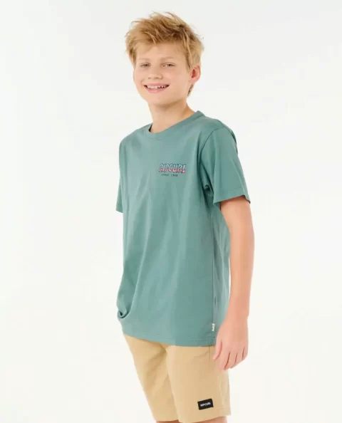 Kids Rip Curl Tops & Tees Eruption Tee - Image 3
