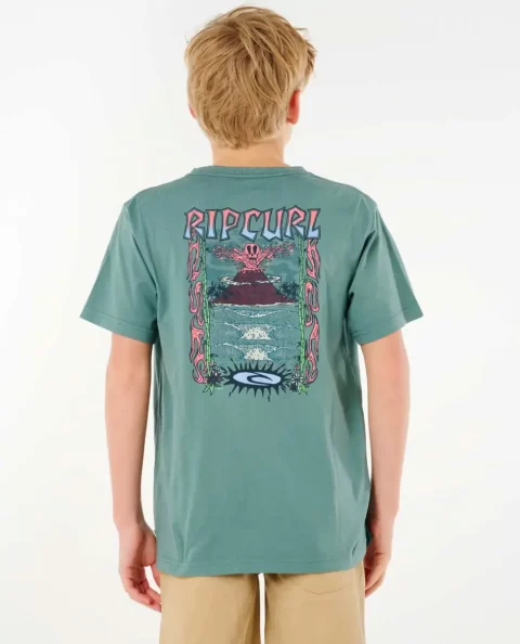 Kids Rip Curl Tops & Tees Eruption Tee - Image 5