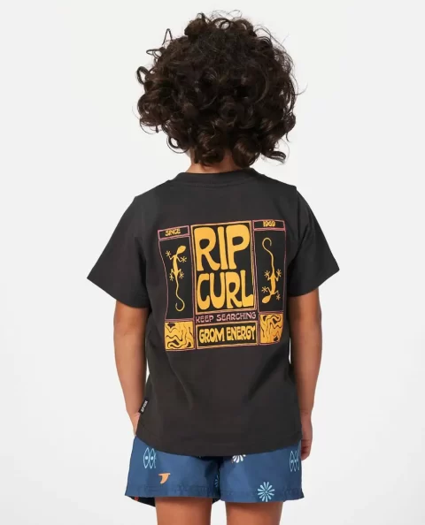 Kids Tops & Tees Grom Energy Logo Tee Rip Curl - Image 2