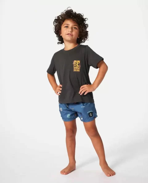 Kids Tops & Tees Grom Energy Logo Tee Rip Curl - Image 3