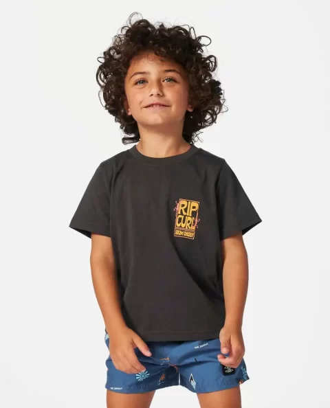 Kids Tops & Tees Grom Energy Logo Tee Rip Curl