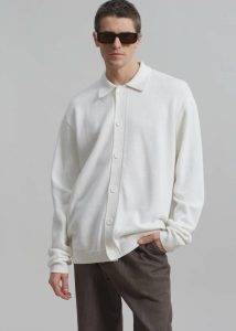 Knitwear Myles Cardigan - White Men The Frankie Shop White - Image 2