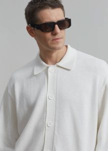 Knitwear Myles Cardigan - White Men The Frankie Shop White - Image 3