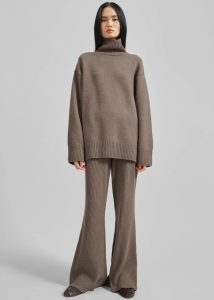 Knitwear Odense Turtleneck Sweater - Brown Brown Women The Frankie Shop - Image 5