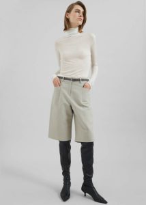 Knitwear The Frankie Shop Women Evren Sheer Turtleneck - White White - Image 5