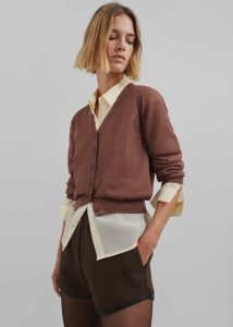 Kyoto Cardigan - Brown Knitwear The Frankie Shop Women Brown - Image 5