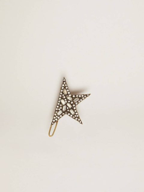 Lace Lock With Star Clip In Antique Gold Color Golden Goose Antique Gold Women Jewelry