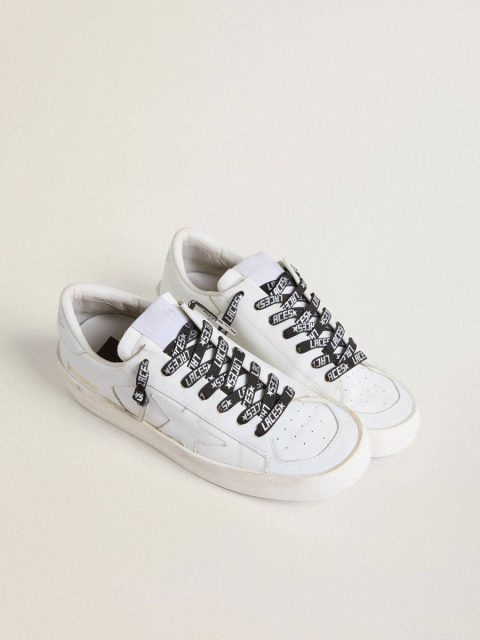 Laces Black Laces With Silver Lettering Women Black Golden Goose - Image 3