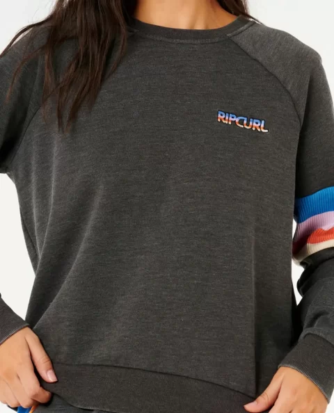 Las Dalias Raglan Crew Hoodies & Fleece Women Rip Curl - Image 5