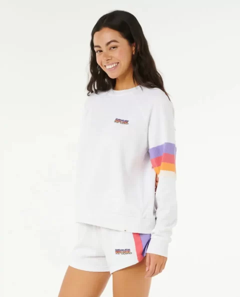 Las Dalias Raglan Crew Women Hoodies & Fleece Rip Curl - Image 2
