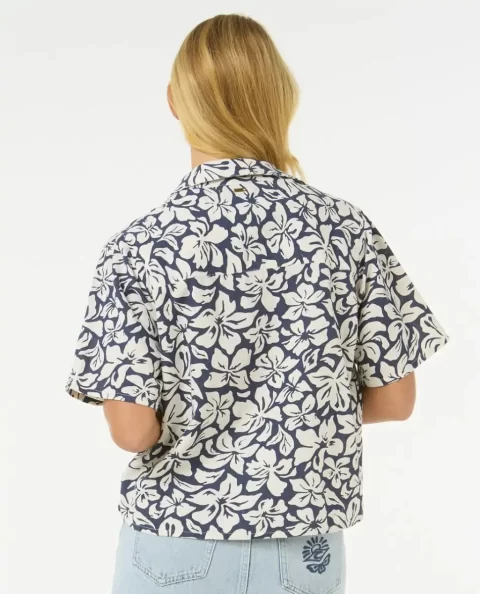 Las Dalias Short Sleeve Shirt Women Rip Curl Shirts & Tops - Image 3