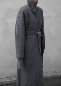 Leon Wool Coat - Grey Women The Frankie Shop Outerwear Grey - Image 2