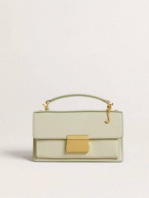 Letter J Charm In Gold-Colored Brass With Crystals Bag Accessories Golden Goose Gold Women - Image 4