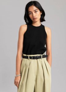 Liko Tank - Black Loungewear Women Black The Frankie Shop - Image 4