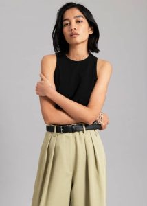 Liko Tank - Black Loungewear Women Black The Frankie Shop - Image 5