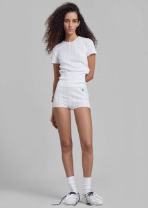 Loungewear Jw Anderson Pointelle Cap Sleeve Top - White The Frankie Shop White Women - Image 3