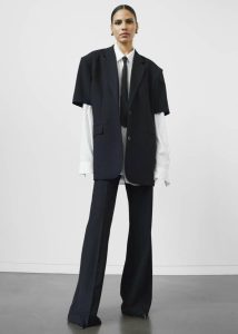 Maisie Bootcut Twill Pants - Black Black The Frankie Shop Bottoms Women - Image 4