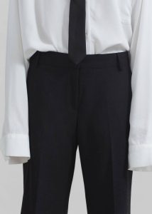Maisie Bootcut Twill Pants - Black Black The Frankie Shop Bottoms Women - Image 5