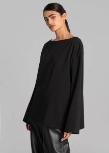 Malvo Top - Black Black Women The Frankie Shop Tops - Image 2