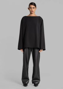 Malvo Top - Black Black Women The Frankie Shop Tops - Image 4