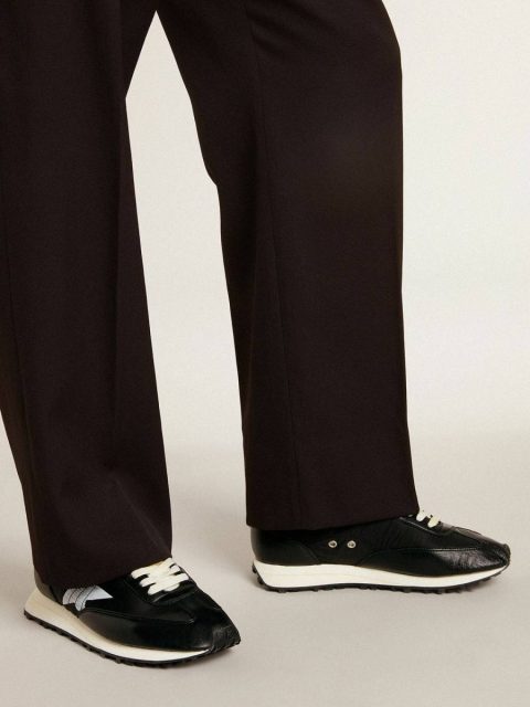 Marathon Men’s Marathon With Black Nylon Upper And White Star Golden Goose Men - Image 3