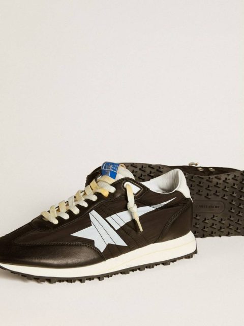 Marathon Men’s Marathon With Black Nylon Upper And White Star Golden Goose Men - Image 4