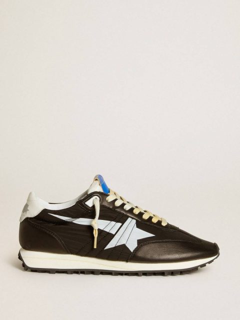 Marathon Men’s Marathon With Black Nylon Upper And White Star Golden Goose Men