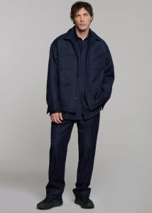 Mason Trousers - Indigo Blue Men The Frankie Shop Bottoms - Image 2