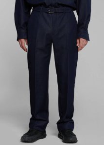 Mason Trousers - Indigo Blue Men The Frankie Shop Bottoms