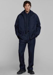 Mason Trousers - Indigo Blue Men The Frankie Shop Bottoms - Image 4