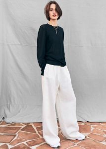 Matin Fine Knit Long Sleeve T-Shirt - Black Black 8Au/4Us|10Au/6Us|12Au/8Us The Frankie Shop Women
