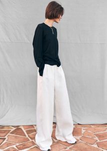 Matin Fine Knit Long Sleeve T-Shirt - Black Black 8Au/4Us|10Au/6Us|12Au/8Us The Frankie Shop Women - Image 3