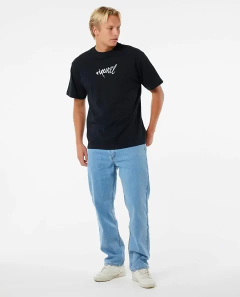 Medina Script Tee Mens Rip Curl Tees & Tanks - Image 4
