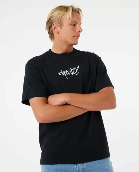 Medina Script Tee Mens Rip Curl Tees & Tanks