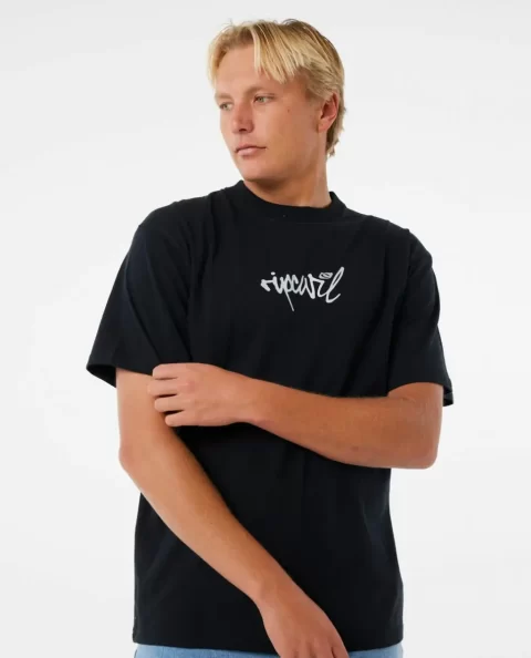 Medina Script Tee Mens Rip Curl Tees & Tanks - Image 5