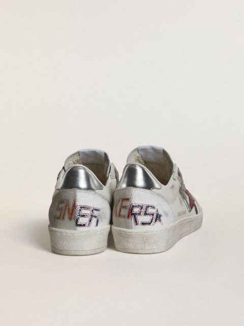 Men Ball Star Ltd With Red Star And Silver Heel Tab Ball Star Golden Goose - Image 4