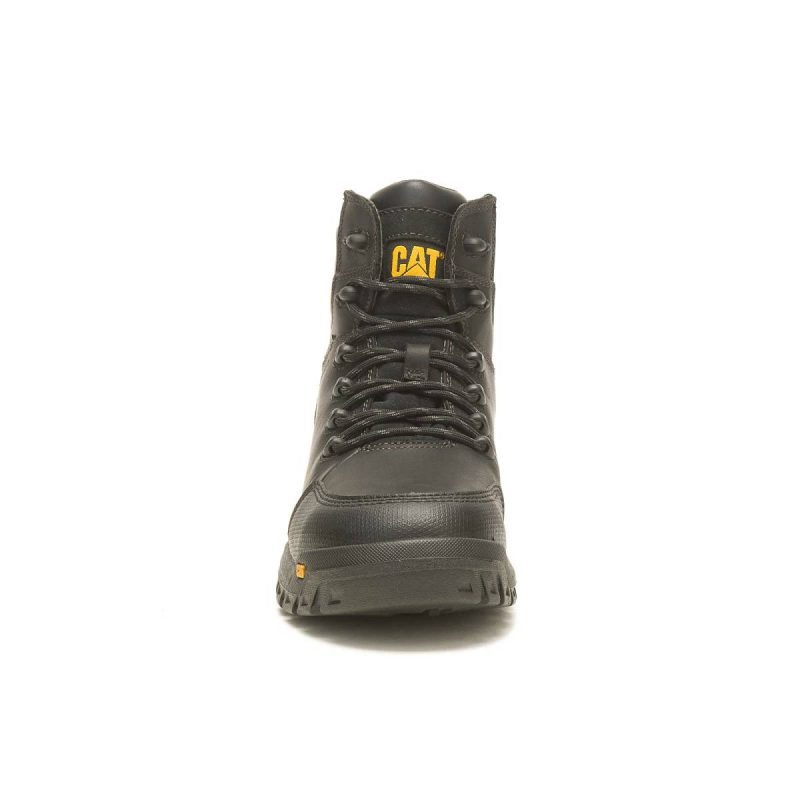 Men Black Cat Men's Resorption Waterproof Composite Toe Work Boot Boots - Image 4