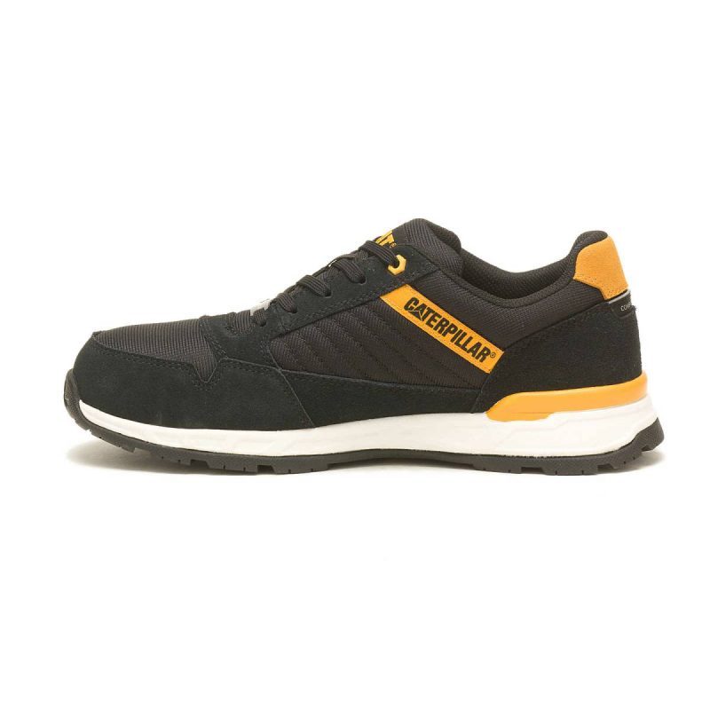 Men Black/Cat Yellow Men's Venward Composite Toe Work Shoe Shoes Cat - Image 4