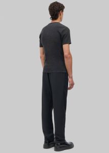 Men Black Tops Samsøe Samsøe Salars T-Shirt - Black The Frankie Shop - Image 2