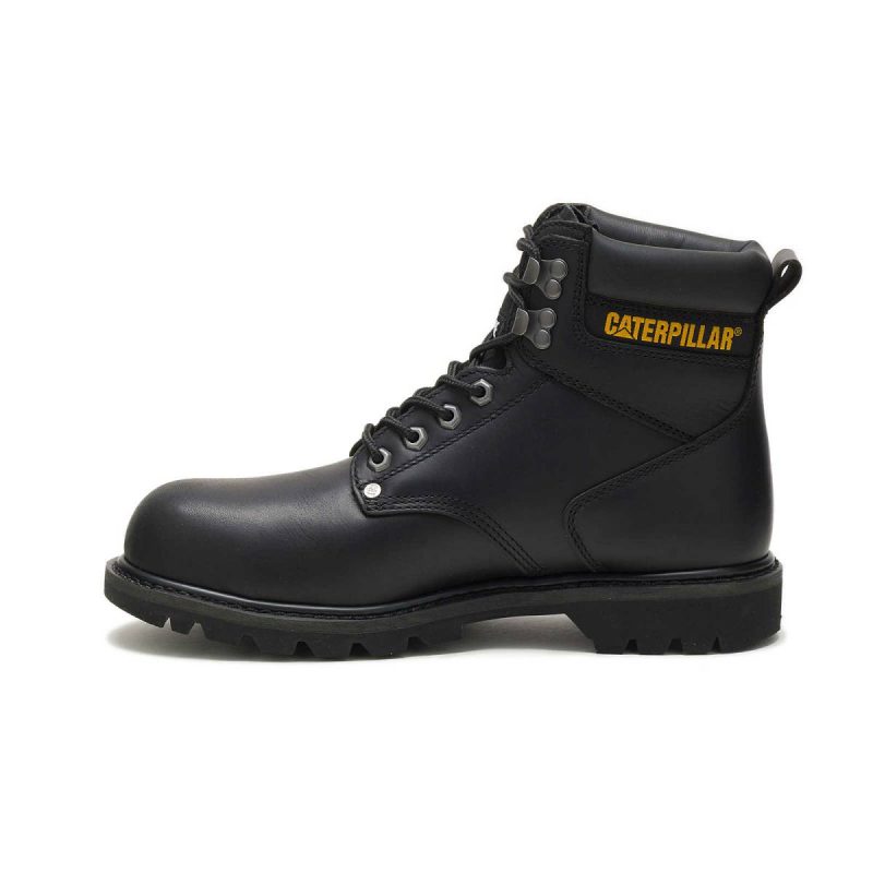 Men Boots Black Cat Men's Second Shift Steel Toe Work Boot - Image 4