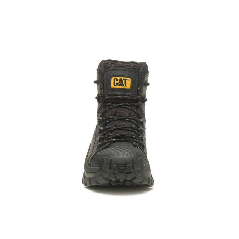 Men Boots Cat Black Men's Invader Hiker Waterproof Composite Toe Work Boot - Image 3