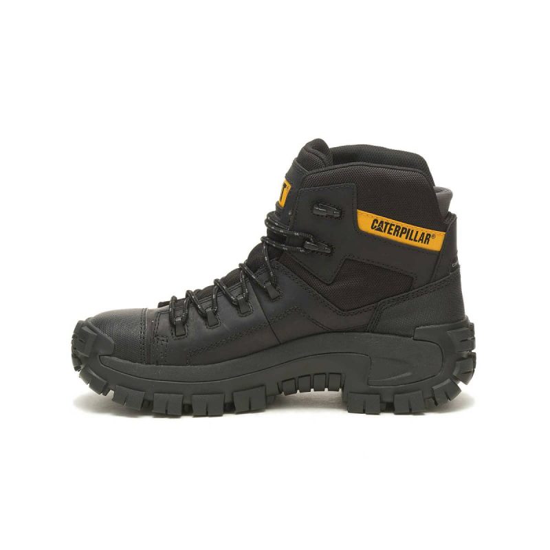 Men Boots Cat Black Men's Invader Hiker Waterproof Composite Toe Work Boot - Image 4
