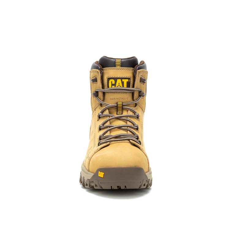 Men Boots Men's Threshold Rebound Waterproof Composite Toe Work Boot Cat Honey Reset - Image 3