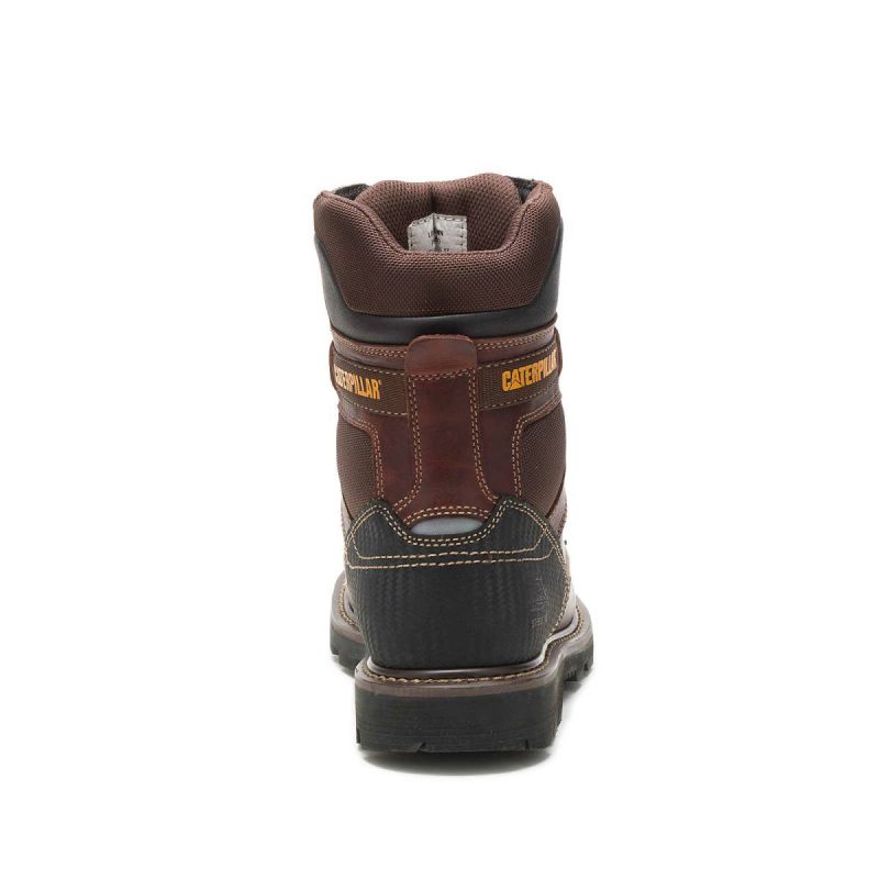 Men Brown Cat Men's Indiana 2.0 Steel Toe Work Boot Boots - Image 4