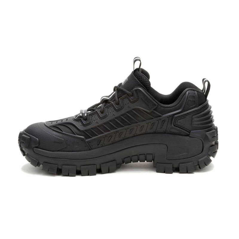 Men Cat Black/Black Men's Invader Mecha Composite Toe Work Shoe Shoes - Image 4