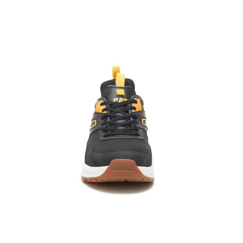 Men Cat Men's Streamline Runner Carbon Composite Toe Work Shoe Shoes Black/Cat Yellow - Image 4