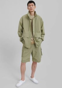 Men Edward Anorak - Olive Outerwear Green The Frankie Shop