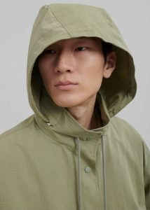Men Edward Anorak - Olive Outerwear Green The Frankie Shop - Image 4