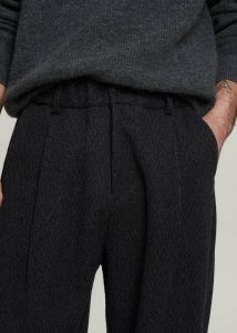 Men Felix Trousers - Charcoal Grey Bottoms The Frankie Shop - Image 3