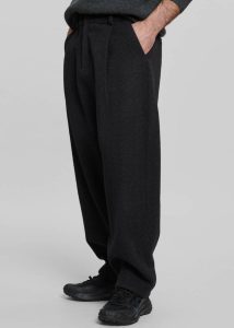 Men Felix Trousers - Charcoal Grey Bottoms The Frankie Shop - Image 5